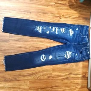 Distressed American Eagle jeans